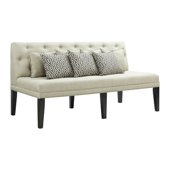 Maddox - Sofá Con Siete Almohadas - Beige