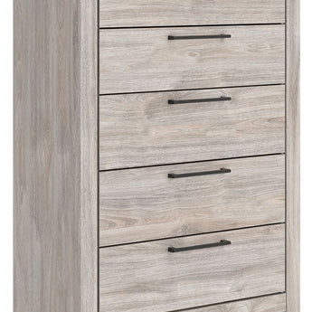 Broachmyn - Five Drawer Chest - Gray