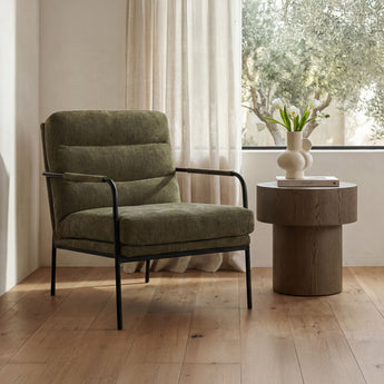 Corey - Side Table - Dark Brown