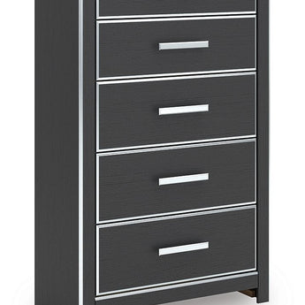 Zuraleus - Five Drawer Chest - Black
