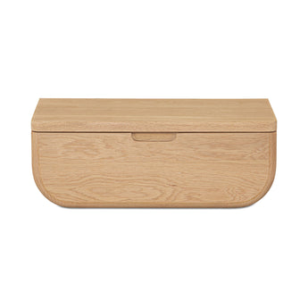 Hettie - Floating Nightstand - Natural / Brown