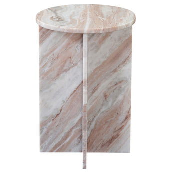 Niki - Toronto Marble End Table - Brown