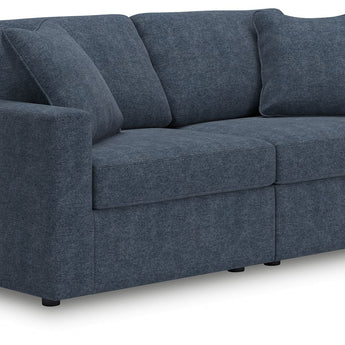 Modmax - Loveseat seccional de 2 piezas - Tela - Tinta