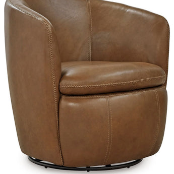 Kierreys - Swivel Chair - Caramel
