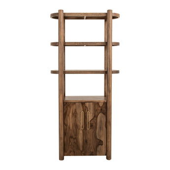 Balam - Pier With 2 Door And 3 Shelf - Light Brown