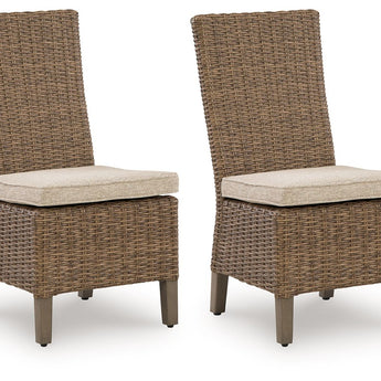 Laguna Heights - Silla auxiliar con cojín (juego de 2) - Beige