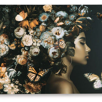 Valfer - Arte de pared - Naranja / Negro / Blanco