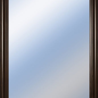 34x40 Decorative Framed Wall Mirror By Classy Art Promotional Mirror Frame #34 - Dark Brown