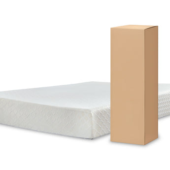 10 Inch Chime Memory Foam - California King Mattress - Inner Spring - White