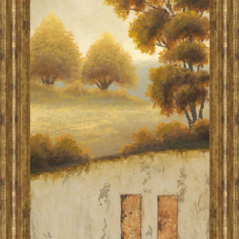 Beyond The Forest By Michael Marcon - Framed Print Wall Art - Beige