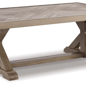 Beachcroft - Rectangular Cocktail Table - Beige