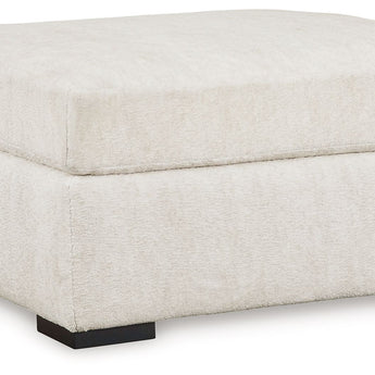Chessington - Oversized Accent Ottoman - Ivory