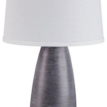 Shavontae - Poly Table Lamp (Set of 2) - Gray