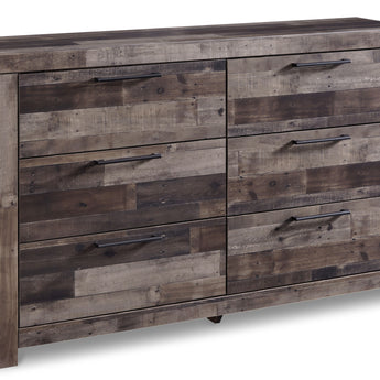 Derekson - Six Drawer Dresser - Multi Gray