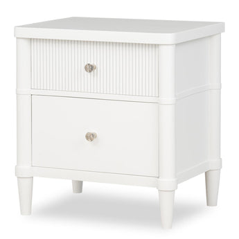 Adeline - Rectangular Nightstand - Cloud White