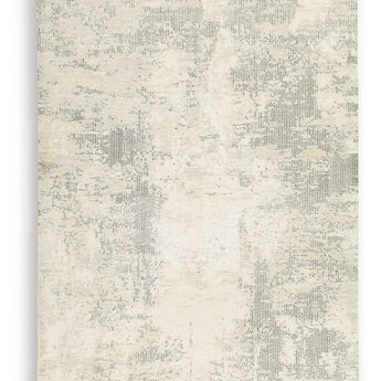 Raif - 8' x 10' Rug - Gray / White / Cream