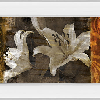 Evanescent Il By Keith Mallet - Mirror Framed Print Wall Art - Dark Brown