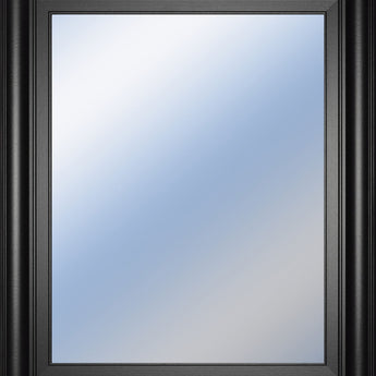 22x26 Decorative Framed Wall Mirror By Classy Art Promotional Mirror Frame #37 - Black