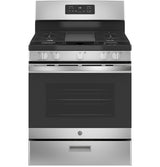 GE 30" Freestanding Gas Range, Stainless Steel - JGBS66REKSS