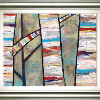Converse By Staci Swider - Framed Print Wall Art - Purple