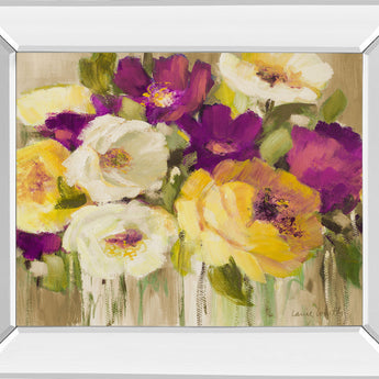 Deep In Purple I By Lanie Loreth - Mirror Framed Print Wall Art - Purple