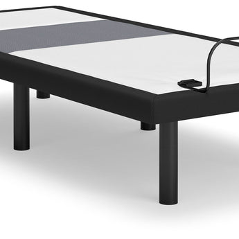 Best Base With Lumbar And Audio - Twin XL Adjustable Base - Charcoal Gray