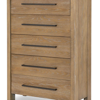 Horizons - 5 Drawers Chest - Weathered Oak