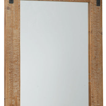 Lanie - Accent Mirror - Antique Brown