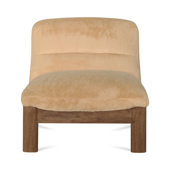 Pierce - Accent Chair Faux Fur - Brown