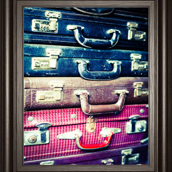 Eastern Travels 2 By Susan Bryant - Framed Print Wall Art - Blue