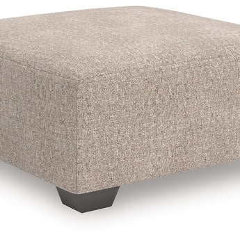 Newellen - Oversized Accent Ottoman - Beige