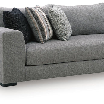 Creston Heights - LAF Corner Chaise - Smolder