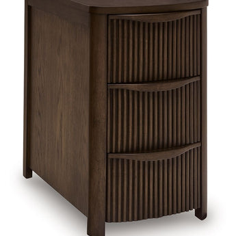 Camdill - Chair Side End Table - Dark Brown