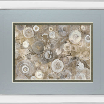 Natural Agate By Albena Hristova - Mirror Framed Print Wall Art - Beige