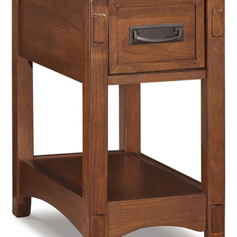 Breegin - Chair Side End Table - 1 Drawer - Brown