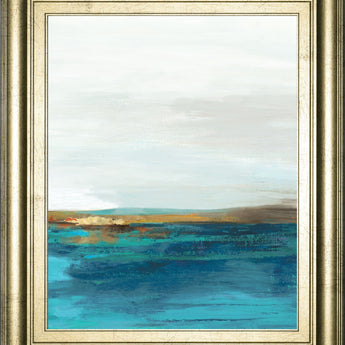 Pastoral Landscape Il By Tom Reeves - Framed Print Wall Art - Gray