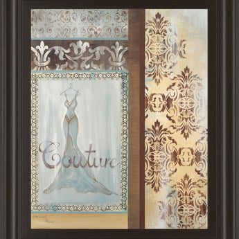 Couture By Hamkimipour-ritter - Framed Print Wall Art - Beige