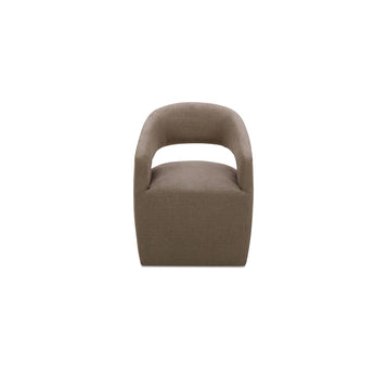 Barrow - Rolling Dining Chair - Soft Taupe
