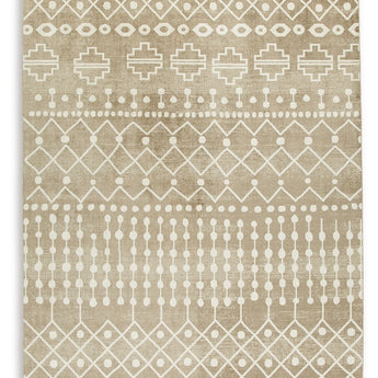 Bunchly - 8' x 10' Rug - Tan / Brown / Cream