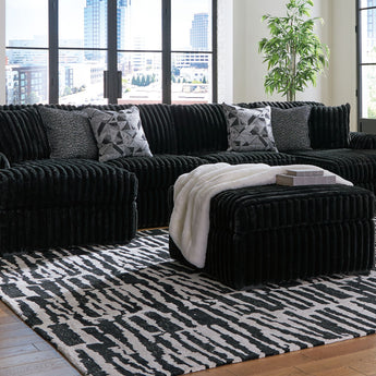 Midnight-Madness - 4 Piece Sectional Set