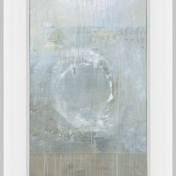 Evolu By Heather Ross - Mirror Framed Print Wall Art - Gray