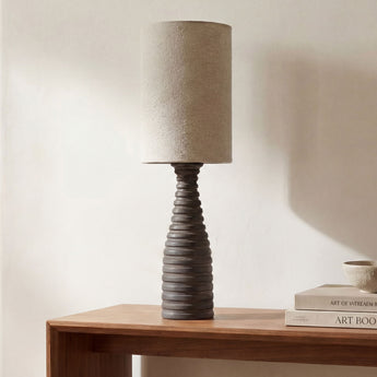Meili - Table Lamp - Brown / Beige