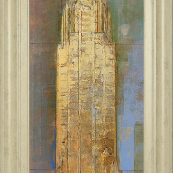 Chrysler By Longo - Framed Print Wall Art - Yellow