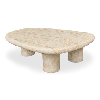 Warby - Mesa de centro para exterior - Beige