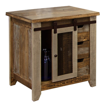 Antique End Table With 3 Drawers Multicolor - End Tables at Quality Home Furniture Mesquite