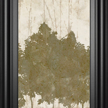 Nature's Quartet Il By Alonzo Saunders - Framed Print Wall Art - Light Brown