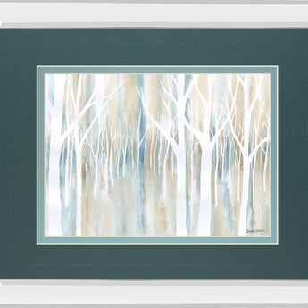 Mystical Woods By Debbie Banks - Mirror Framed Print Wall Art - Gray