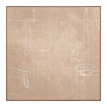 Notion - Canvas Art - Light Brown