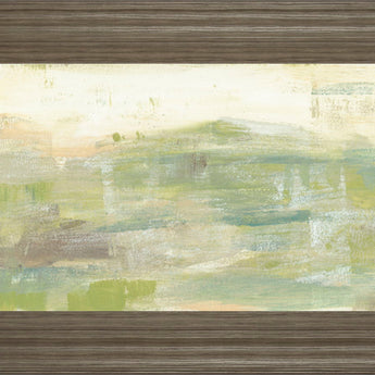 Greenery Horizon Line III By Jennifer Goldberger - Framed Print Wall Art - Green