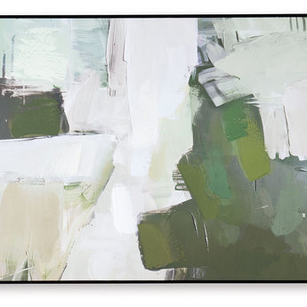 Vinick - Wall Art - Green / Gray / White